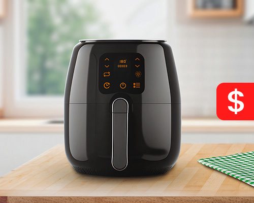 Tamanhos de Air Fryer: pequena até o tamanho família